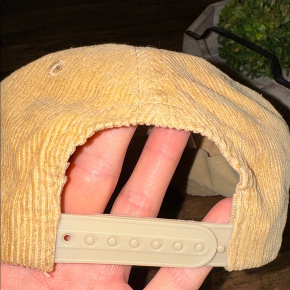 Southern supply hat co. Men corduroy cap hat country & western tan/white cotton - Picture 3 of 6